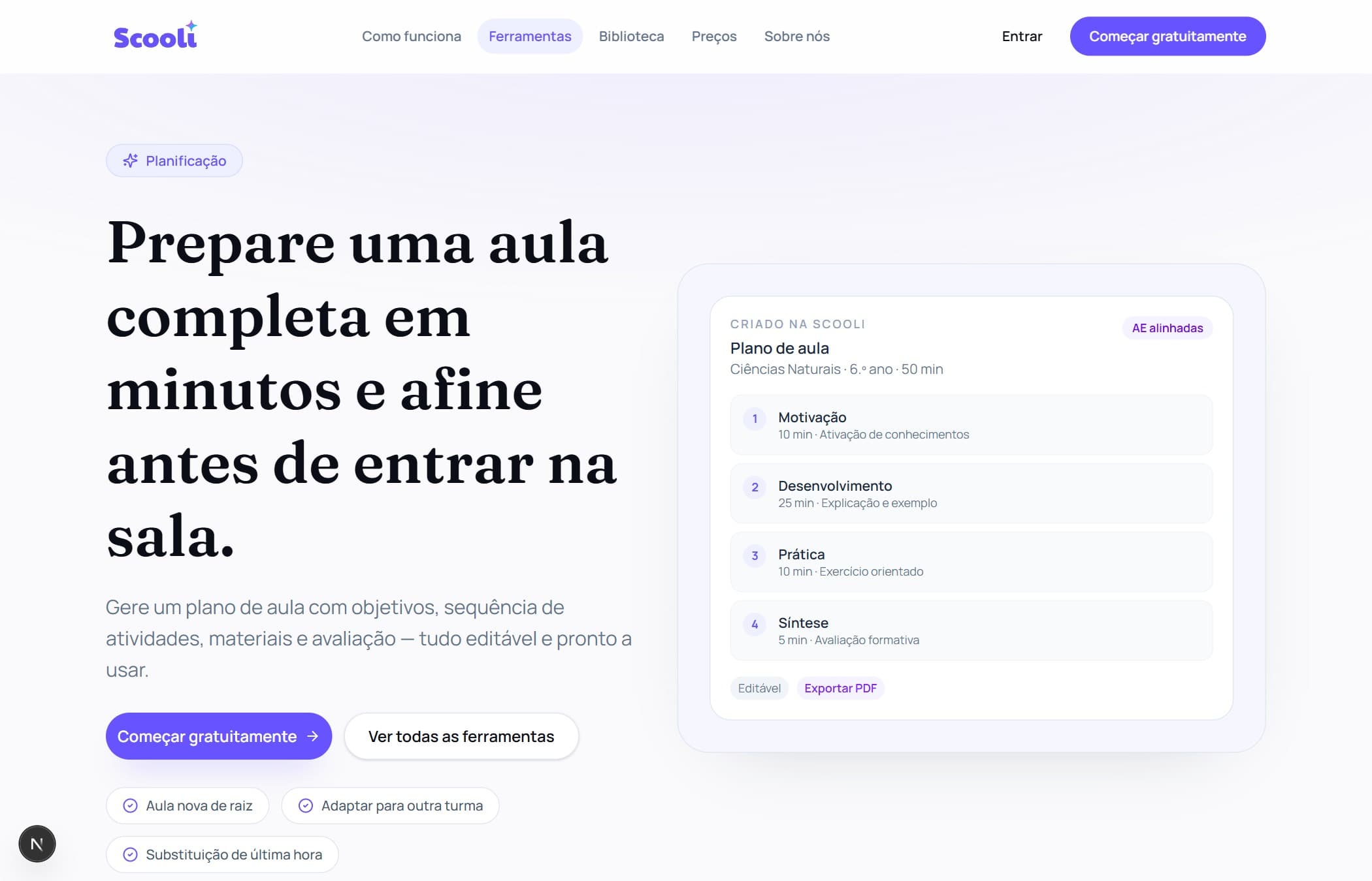 Pré-visualização: Plano de aula