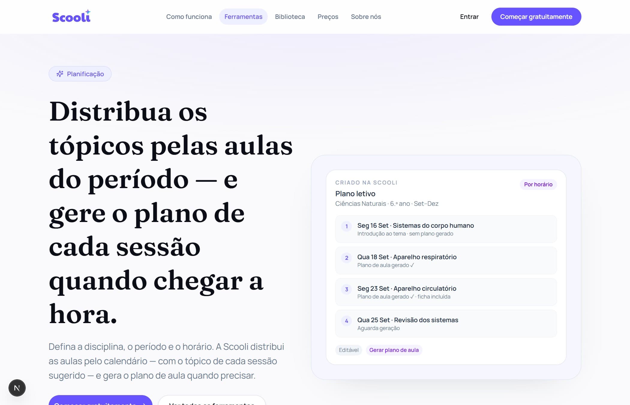 Pré-visualização: Planos letivos